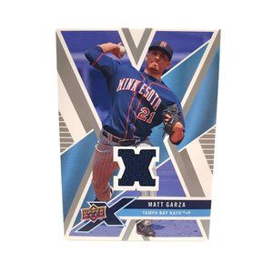 Matt Garza UDXM MG Baseball Card Jersey 2008 Upper Deck X Memorabilia